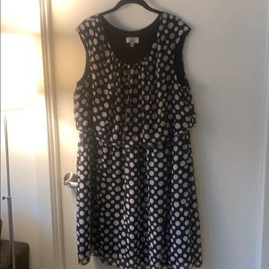 20W Robbie Bee Polka Dot Dress